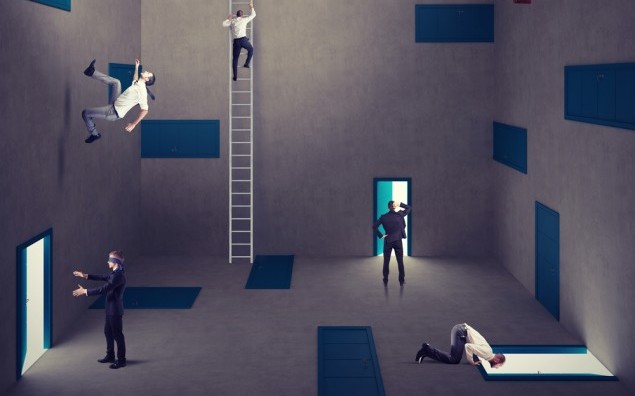 Concept of confusion and right strategy of a businessman
