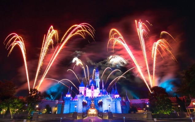 Cinderela Castle And The Famous Stars Firework Show Of Hong Kong