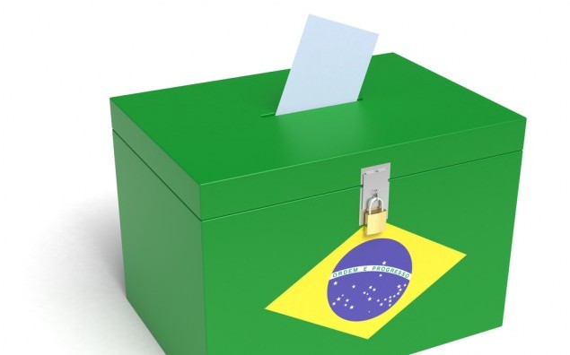 Brazilian Flag Ballot Box