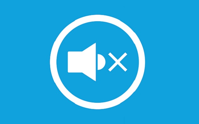Muted sound sign icon