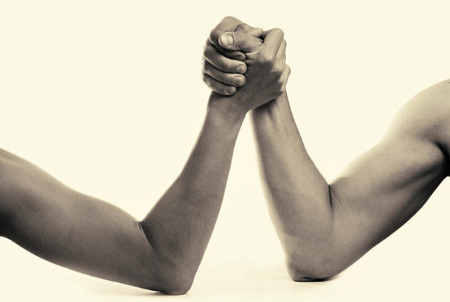 arm wrestling