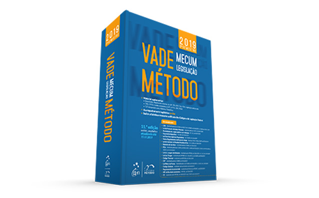 Vade Mecum Método: 11ª edição traz 1800 páginas de legislação criteriosamente selecionada. Confira!