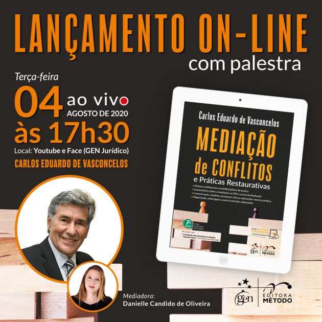 Lançamento livro mediação de conflitos