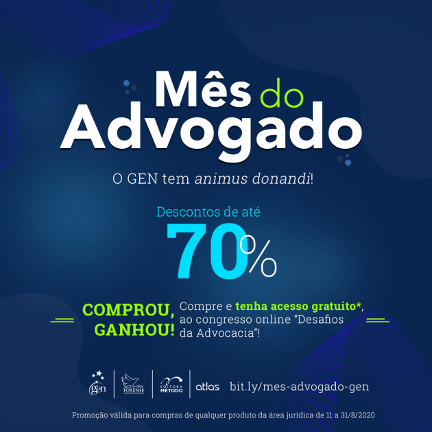 Mês do advogado: comprou, ganhou! Livros com até 70% de desconto