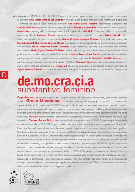 Ministra Grace Mendonça lança “Democracia: Substantivo Feminino” em simpósio online