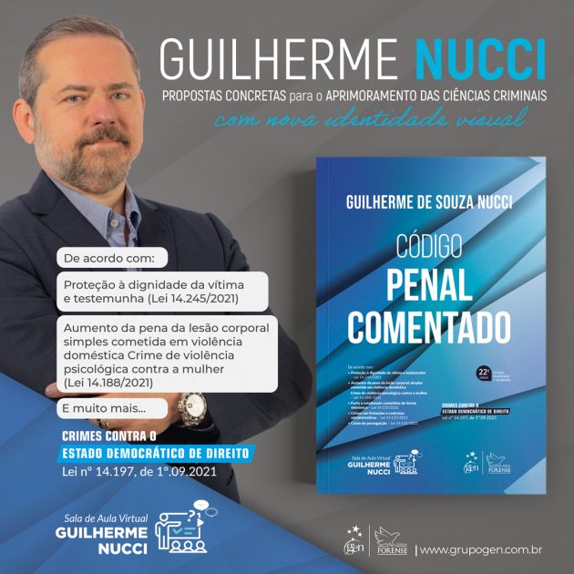 Código Penal Comentado: veja a apresentação do livro de Guilherme Nucci
