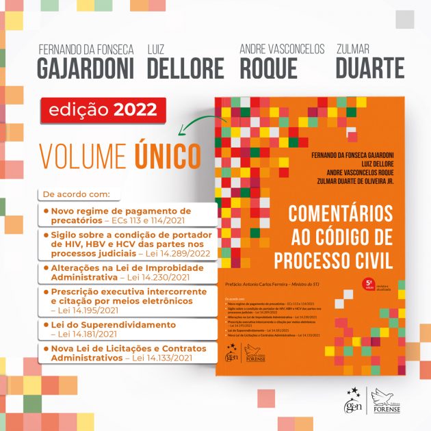 Comentários ao Código de Processo Civil: conheça a 5ª edição