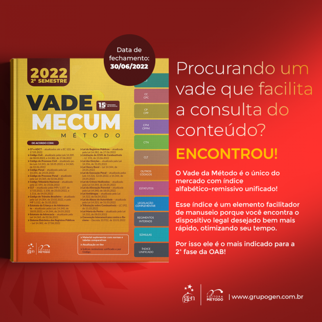 Vade Mecum Metodo 2022 - 2º Semestre