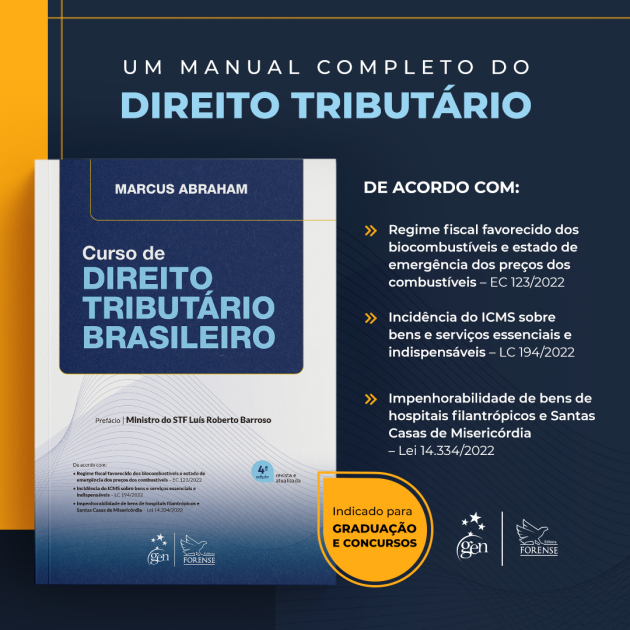 Livro Curso de Direito Tributário Brasileiro: conheça a obra de Marcus Abraham Livro Curso de Direito Tributário Brasileiro: conheça a obra de Marcus Abraham
