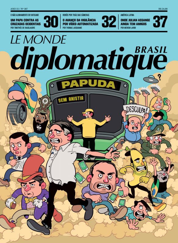 Capa do jornal Le Monde Diplomatique Brasil de fevereiro de 2023