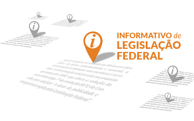 Informativo de Legislação Federal 29.09.2014