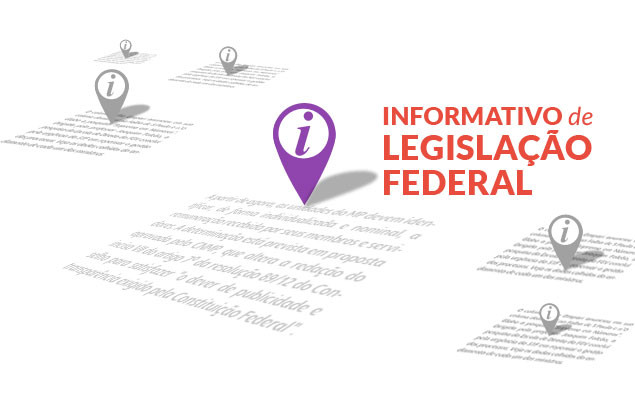 Informativo de Legislação Federal 01.10.2014