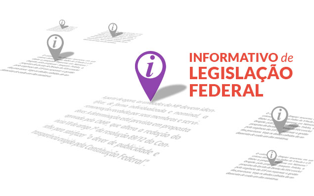 Informativo de Legislação Federal 28.05.2015