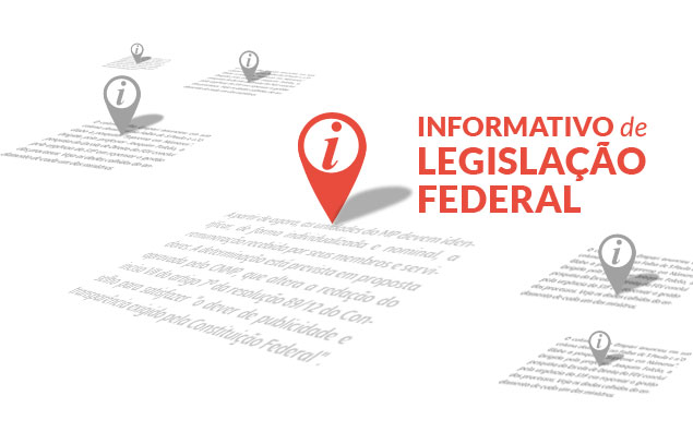 Informativo de Legislação Federal 23.01.2017