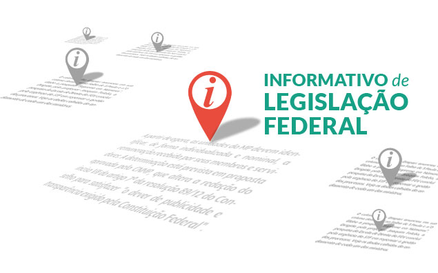 Informativo de Legislação Federal 17.07.2015
