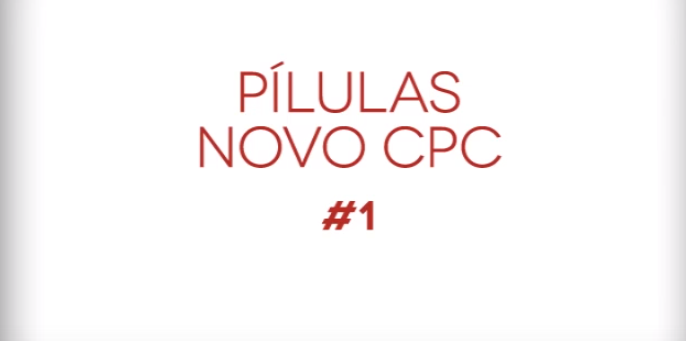 Pílulas Novo CPC #1