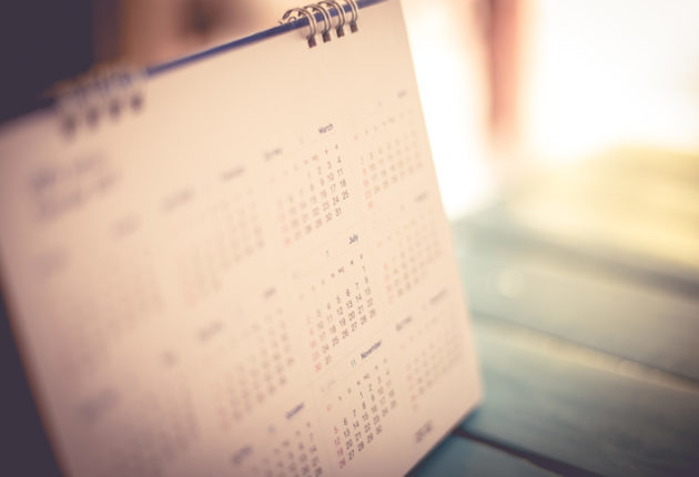Sobre o calendário para a prática de atos processuais