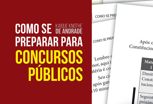 1° colocado no concurso da Receita Federal lança obra voltada para concursos
