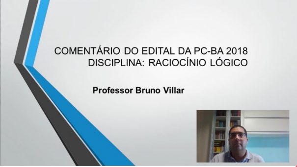 Professor Bruno Villar comenta edital do concurso PC/BA