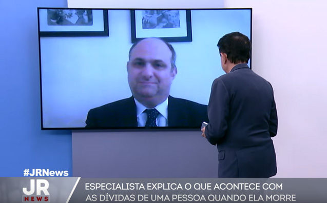 José Fernando Simão participa do Jornal da Record News e tira-dúvidas sobre Direito das Sucessões