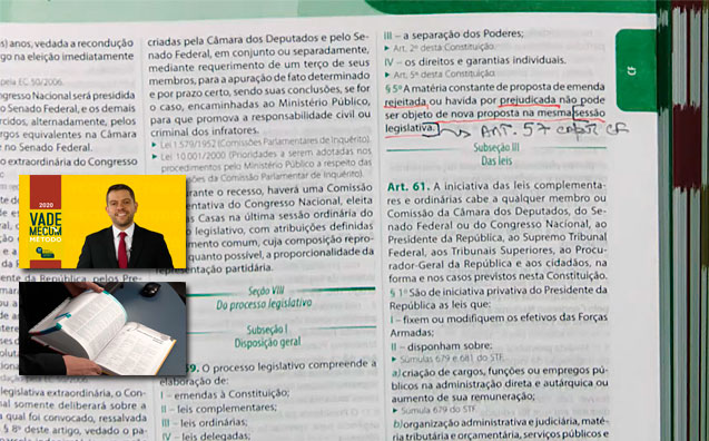 Vade Mecum Método Tradicional 2020: Videoaula com dicas para marcação da legislação