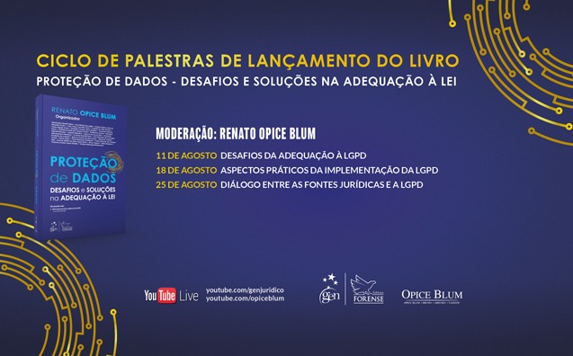 Lançamento do livro Proteção de Dados terá ciclo de palestras sobre desafios e soluções na adequação da LGPD. Participe!