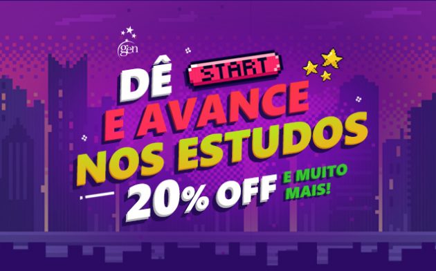 Dê Start e avance nos estudos! Livros com 20% OFF e muito mais