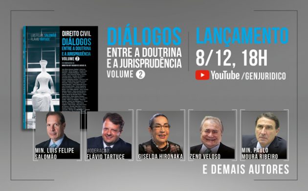 No Dia da Justiça, assista ao lançamento on-line do livro “Direito Civil – Diálogos Entre a Doutrina e a Jurisprudência – Volume 2”