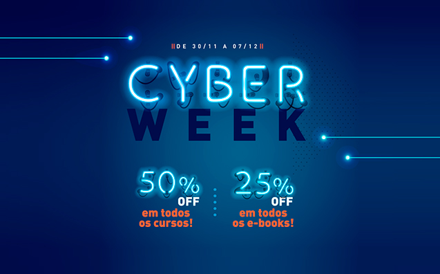 Aproveite a Cyber Week do GEN! Cursos online pela metade do preço e 25% de desconto em e-books