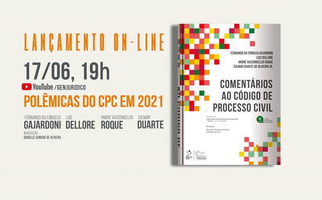 Lançamento on-line: Comentários ao Código de Processo Civil