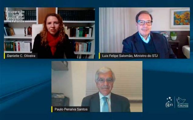 Saiba como foi o lançamento on-line de Recuperação Judicial, Extrajudicial e Falência, com Min. Salomão e Paulo Penalva