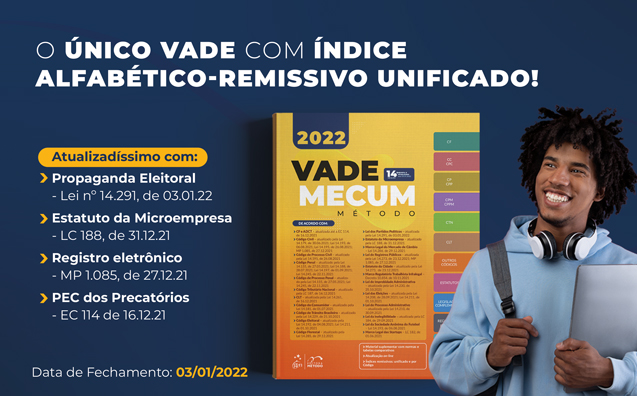 Vade Mecum Método 2022: Conheça a nova edição e aproveite a pré-venda!