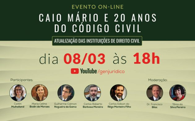 Caio Mário e 20 anos do Código Civil: Atualização das Instituições de Direito Civil