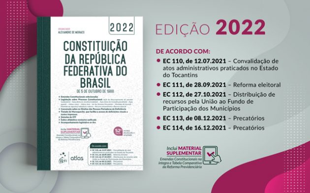 Constituição da República Federativa do Brasil – De 5 de Outubro de 1988