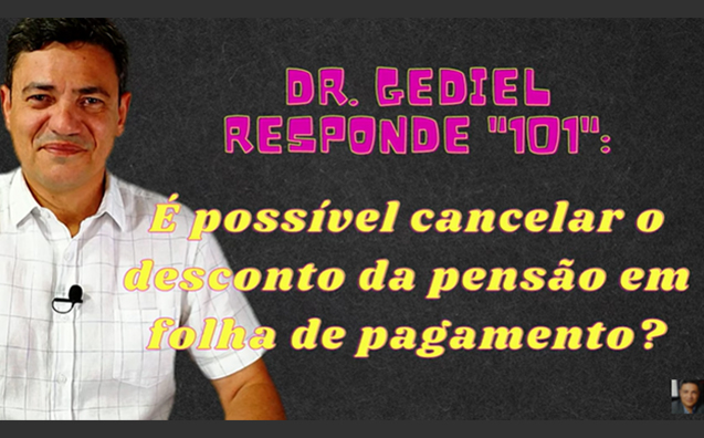 É possível cancelar o desconto da pensão em folha de pagamento?