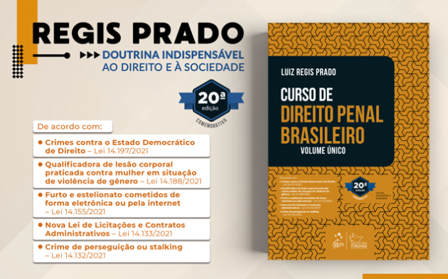 Curso de Direito Penal Brasileiro: 20ª edição está atualizada e compactada; conheça as mudanças!
