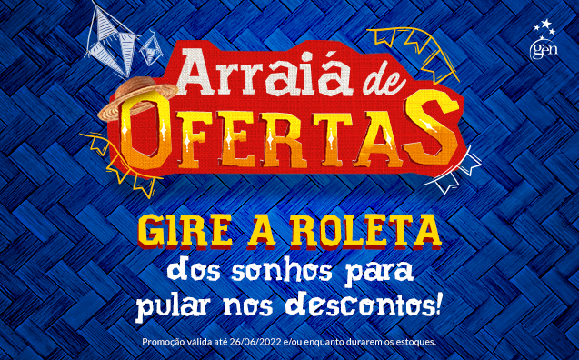Arraiá de ofertas do GEN: gire a roleta e garanta descontos nos melhores livros jurídicos