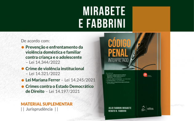 Código Penal Interpretado: conheça as atualizações da 11ª edição
