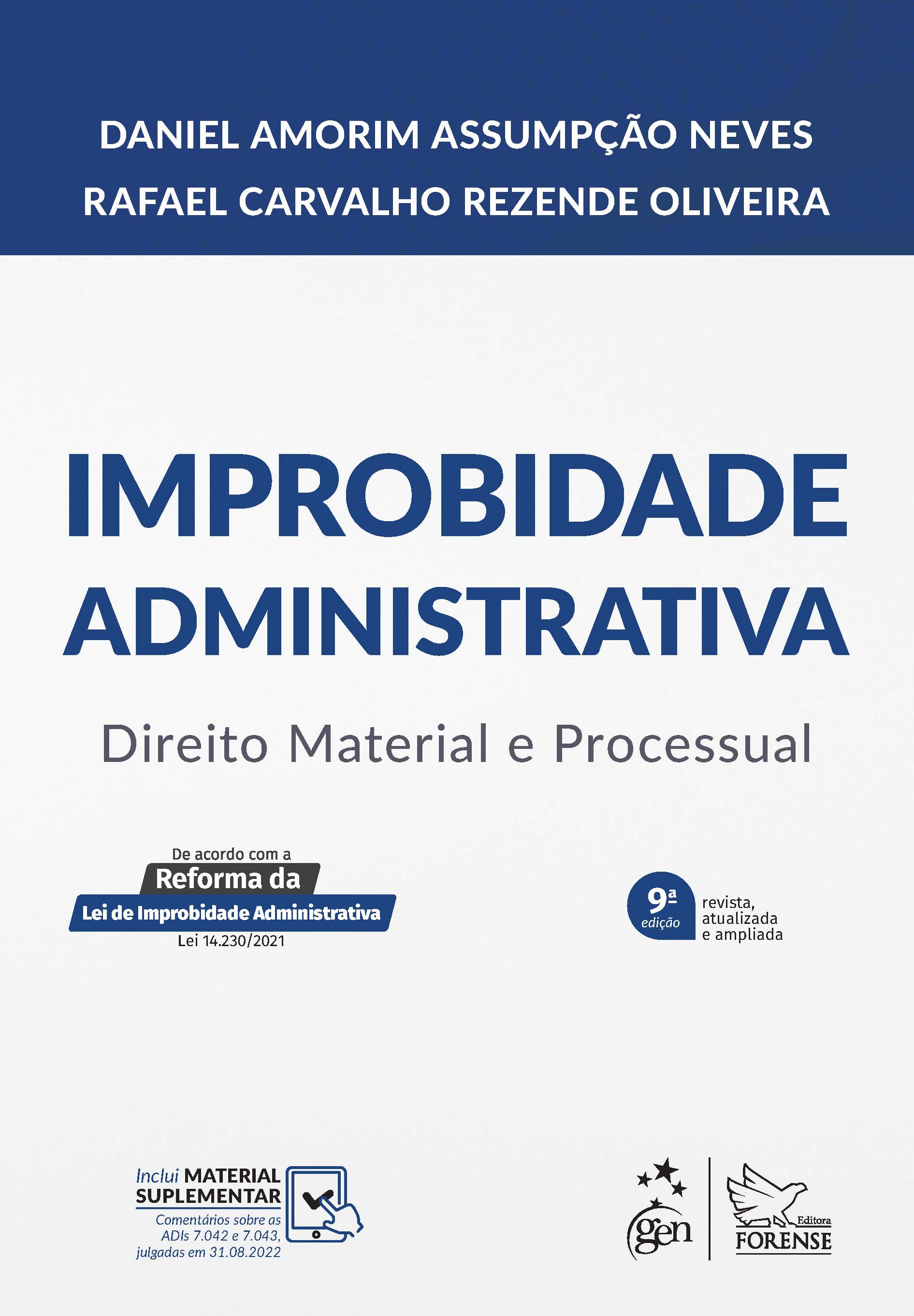 Livro Improbidade Administrativa – Direito Material e Processual: conheça a 9ª edição