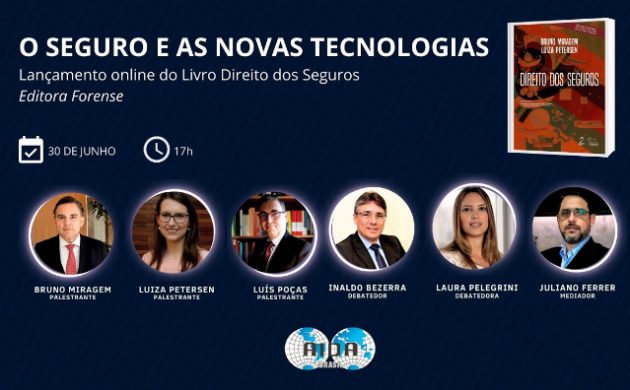 Lançamento do Livro Direito dos Seguros: assista à live com os autores