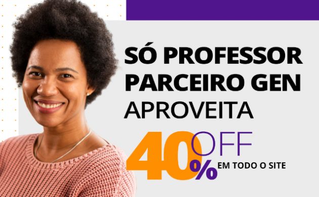 Mês do professor: ganhe 40% de desconto em todo o site