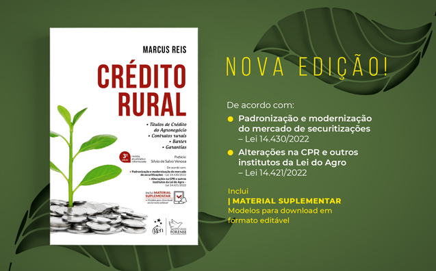Livro Crédito Rural: conheça o livro + amostra de páginas grátis