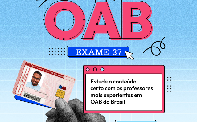 Curso para a OAB 1ª fase: estude com o time de professores que mais aprova no Brasil!