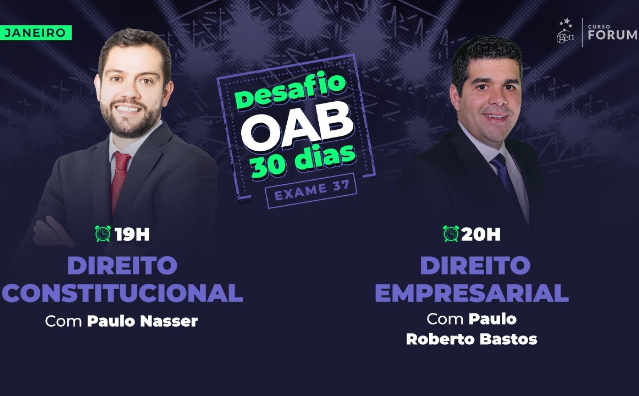 Desafio OAB 30 dias: tudo o que você precisa saber de Direito Constitucional e de Empresarial para a OAB