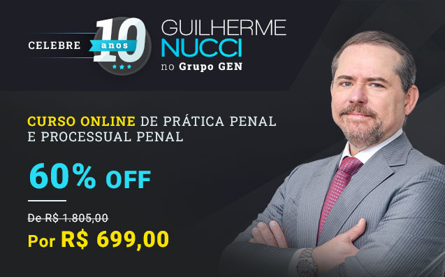 Celebrando os 10 anos de Guilherme Nucci no Grupo GEN