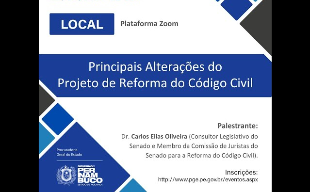 Principais Mudanças do Anteprojeto de Reforma do Código Civil