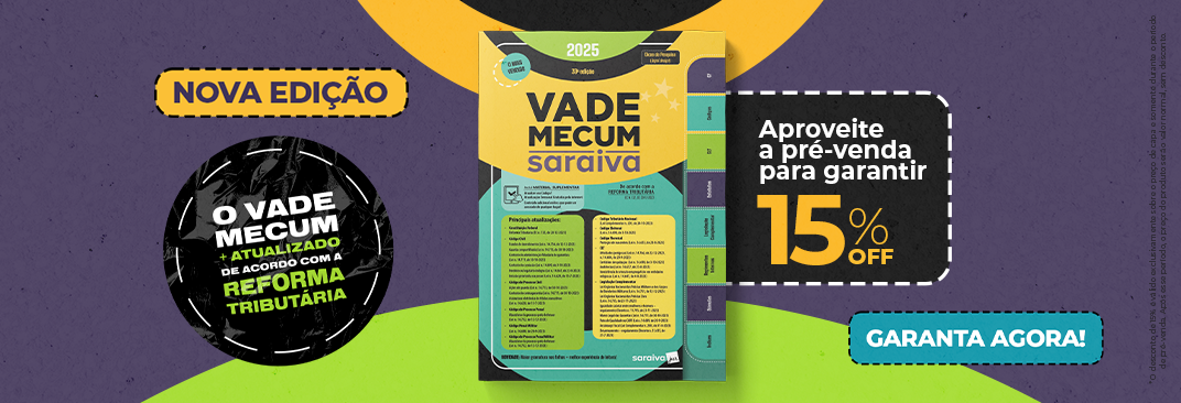 Vade Mecum Saraiva Tradicional – 39ª Edição 2025 (PRÉ-VENDA)