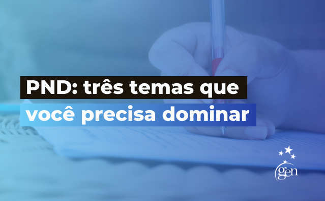 Prova Nacional Docente: três temas que você precisa dominar